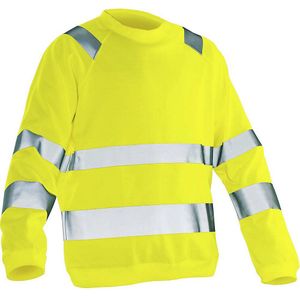 Leipold+Döhle Sweatshirt Hi-Vis, geel, maat XL