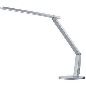 Hansa LED-bureaulamp VARIO PLUS, hoogte 540 mm, zilverkleurig