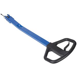 Dissel, voor pallethefwagen, zwart/blauw