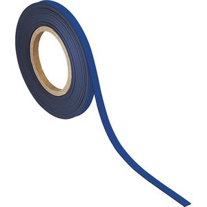 MAUL Markeringstape, magneethoudend, l x b = 10000 x 10 mm, VE = 2 stuks, blauw