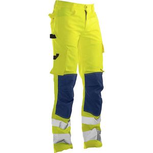 Leipold+Döhle Craftsman broek Hi-Vis, geel/donkerblauw, 52