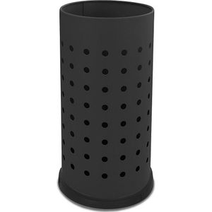 Prullenbak, inhoud 20 l, h x Ø = 500 x 250 mm, zwart