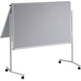 MAUL Presentatiebord MAULpro, inklapbaar, oppervlak van glasvezel, b x h = 1200 x 1500 mm