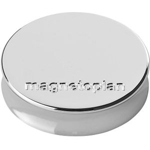 magnetoplan Ergonomische magneet, Ø 30 mm, VE = 60 stuks, zilverkleurig