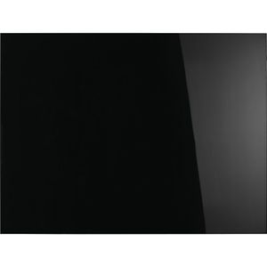 magnetoplan Designbord van glas, magnetisch, b x h = 1200 x 900 mm, kleur diepzwart