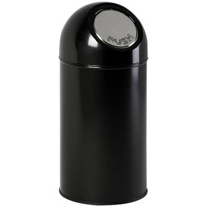 V-Part Pushbin Prullenbak - 40 l - Zwart