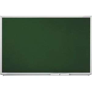 magnetoplan Krijtbord, plaatstaal, groen gelakt, b x h = 2000 x 1000 mm