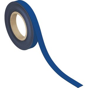 MAUL Markeringstape, magneethoudend, l x b = 10000 x 20 mm, VE = 2 stuks, blauw