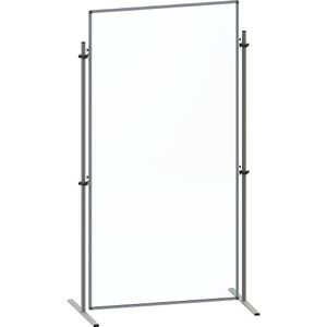 Functionele scheidingswand van acrylglas, met vlakke T-voeten, h x b = 2000 x 1000 mm, basiselement