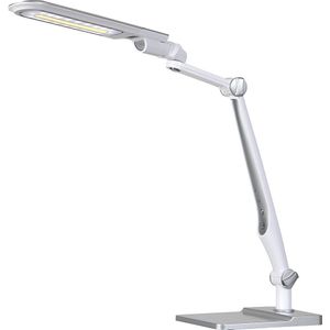 Hansa LED-tafellamp MULTIFLEX, dimbaar, zilverkleurig/wit
