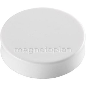 magnetoplan Ergonomische magneet, Ø 30 mm, VE = 60 stuks, wit