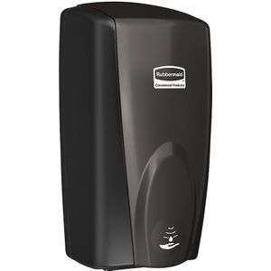 Rubbermaid Dispenser voor zeep/desinfectiemiddel NO-TOUCH, vulhoeveelheid 1,1 l, kunststof, zwart-parelzwart