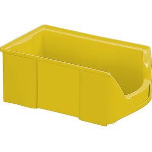 FUTURA-magazijnbak van polyethyleen, l x b x h = 510 x 310 x 201 mm, VE = 6 stuks, geel