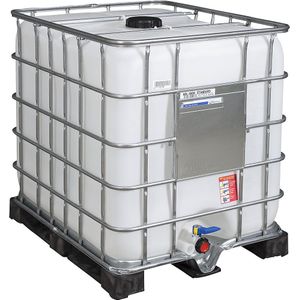 IBC-container RECOBULK, inhoud 1000 l, op PE-pallet, DN-opening 150 mm / DN-uitlaat 50 mm