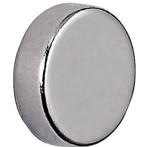 MAUL Neodymium schijfmagneet, Ø 10 mm, VE = 50 stuks, hechtkracht 2,0 kg