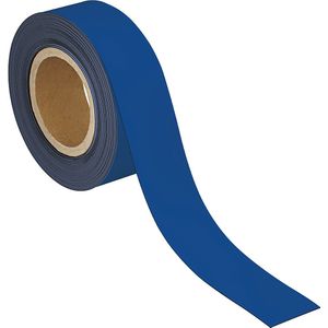 MAUL Markeringstape, magneethoudend, l x b = 10000 x 50 mm, VE = 2 stuks, blauw