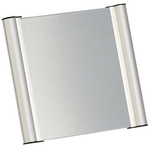 Deurbord, frame van aluminium profiel, h x b x d = 100 x 100 x 8 mm, VE = 10 stuks