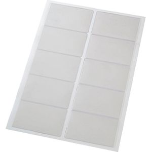 EICHNER Transparante hoes, zelfklevend, transparant, h x b = 60 x 100 mm, VE = 100 stuks
