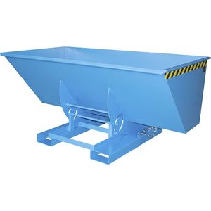eurokraft pro Kiepbak AK, inhoud 1,5 m³, lichtblauw