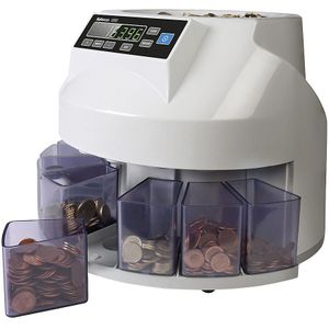 Safescan Muntenteller en -sorteerder, 1250, voor EUR-munten