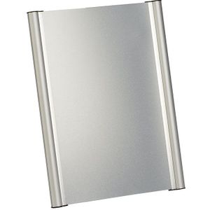 Deurbord, frame van aluminium profiel, h x b x d = 297 x 210 x 8 mm, VE = 5 stuks