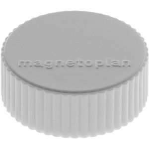 magnetoplan Magneet DISCOFIX MAGNUM, Ø 34 mm, VE = 50 stuks, grijs