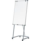 MAUL Whiteboard, verrijdbaar, in hoogte verstelbaar, b x h = 750 x 1200 mm