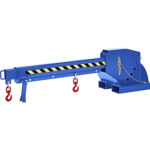 eurokraft pro Telescooplader, 5-voudig in hoogte verstelbaar, draagvermogen 1250 - 8000 kg, gentiaanblauw