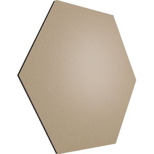 Chameleon Design prikbord zeshoekig, kurk, b x h = 600 x 600 mm, beige