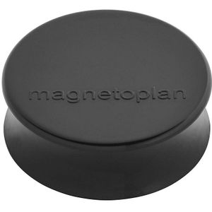 magnetoplan Ergonomische magneet, Ø 34 mm, VE = 50 stuks, zwart