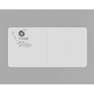 Chameleon Design-XXL-whiteboard VisuWall, h x b = 1980 x 3920 mm, wit