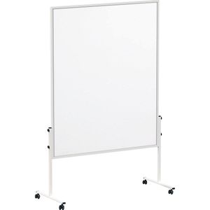MAUL Presentatiebord MAULsolid, verrijdbaar, whiteboardoppervlak wit