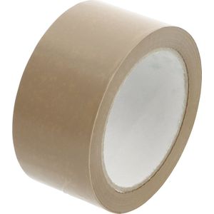 ratioform PVC-verpakkingstape Das Beste, 55 µm, bruin, bandbreedte 50 mm, pallet met VE = 1980 stuks