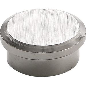 Superkrachtige magneet, zilverkleurig, VE = 10 stuks, Ø 16 mm