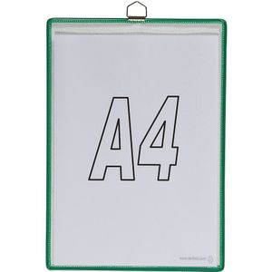 Tarifold Ophangbare zichthoes, voor formaat A4, groen, VE = 10 stuks