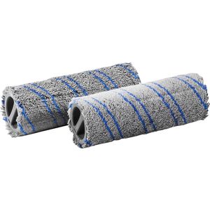 Kärcher Rollenset voor schrobzuigmachine, voor gevoelige harde vloeren, 1 paar, grijs/blauw