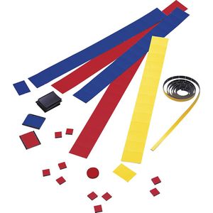 magnetoplan Toebehorenset, voor jaarplanner, magneetband, U-vormige etikethouder, etiketten, magneten