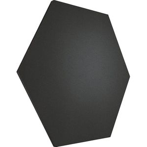Chameleon Design prikbord zeshoekig, kurk, b x h = 600 x 600 mm, zwart