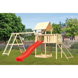 Kinderspielturm Lotti mit 2,5m Rutsche