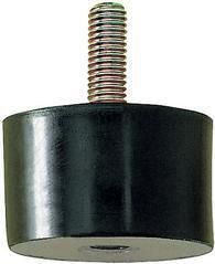 Gummi-Metall-Puffer Aus.B40 x 30mm M8x23