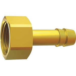 Aufschraubschlauchtülle Messing, IG G1/2", LW 13 SW 24mm RIEGLER