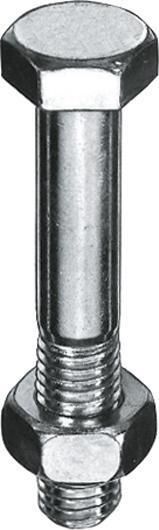 Sechskantschraube DIN 601 M16x 80 Mu zn E-NORMpro 25 Stück