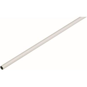 Schrankrohr für mittlere Belastung, rund, Ø 20 x 1200 mm, Stahl weiß