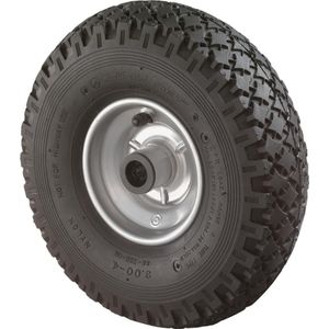 Luftrad C90.264,260/85mm Nabenl.75,Bohr.25,RillenpRL,Gummi schw.