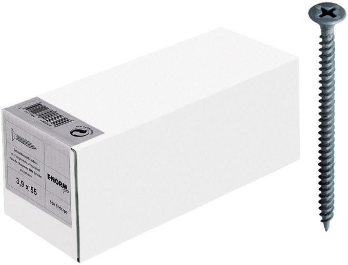 Schnellbauschraube Feingewinde 3,9x 55 HP E-NORMpro 500 Stück