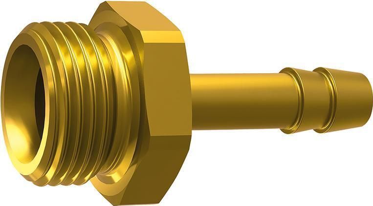 Einschraubschlauchtülle Messing, AG G1/2", LW 6 SW 24mm RIEGLER