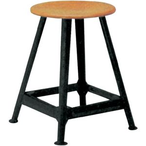 Bandstahl-Hocker 4 Beine, H500 mm RAL9005