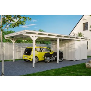 Carport Emsland m. Abstellraum
