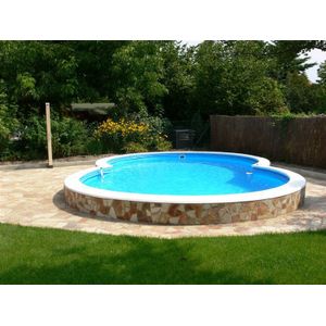 Achtform-Schwimmbecken-Set Cannes