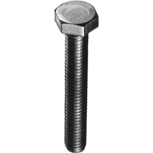 Sechskantschraube DIN 933 M10x 80 8.8 zn E-NORMpro 50 Stück
